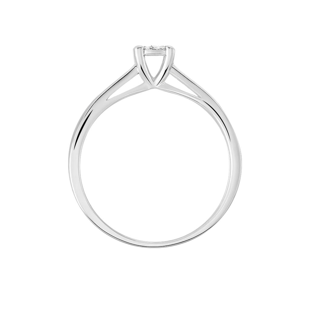 Damen Ring Weißgold 375 Diamant 0,07ct Grace  - Hochzeitsringe Damen | OROVIVO