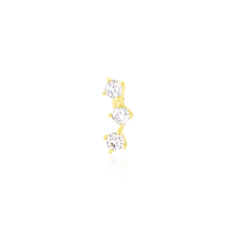 Piercing Andryale Or Jaune Oxyde - Schmuck mit Stein Damen | OROVIVO