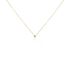 Delicate Damen Collier Gold 375 (9 Karat) Diamant Wei&szlig; 0,05 ct