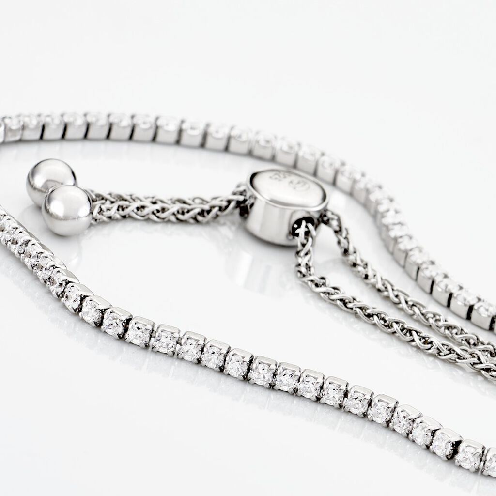 TALIA Damen Armband Silber 925 Zirkonia Wei&szlig; 1,6 ct