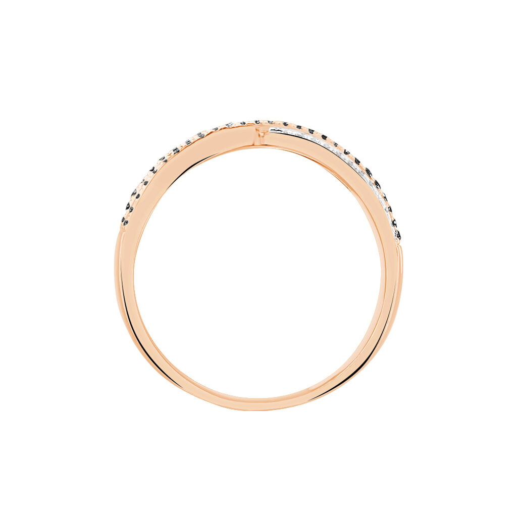 Bague Elyne Or Rose Diamant - Spannringe Damen | OROVIVO