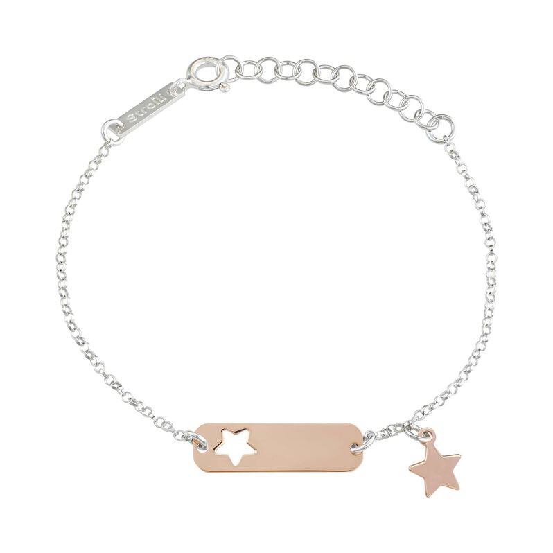 Bracciale stella in argento rosato - Spannringe Kinder | OROVIVO