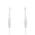 Damen Ohrhänger Lang Silber 925 Diamant 0,01ct  - Ohrhänger Damen | OROVIVO