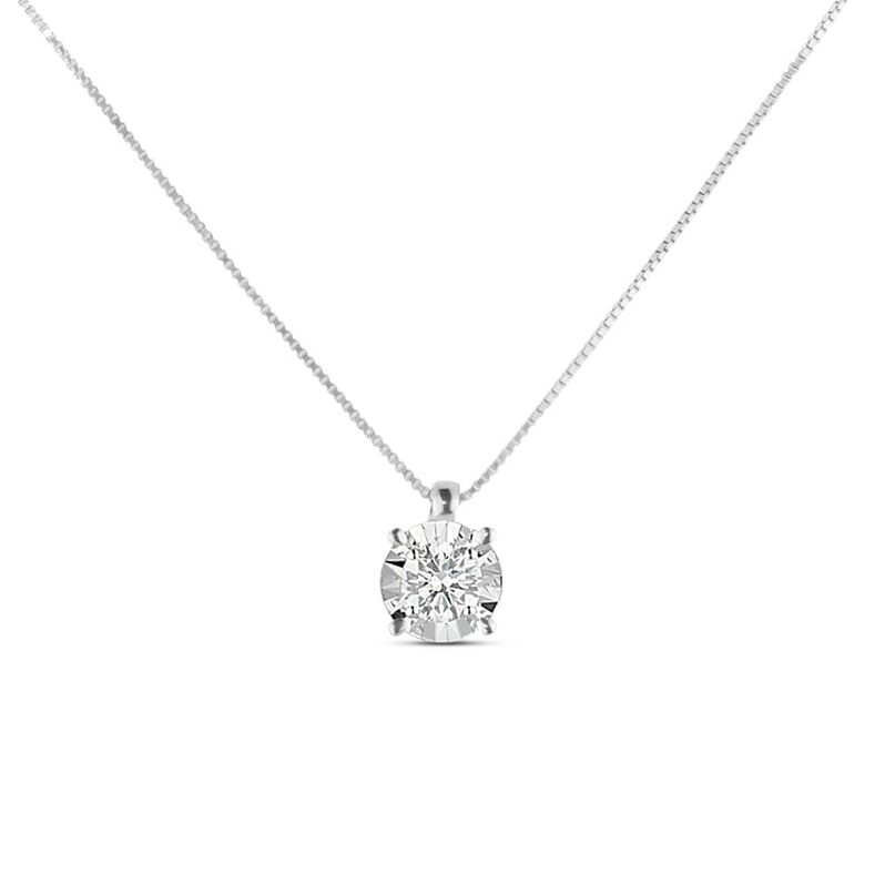 Collana Punto Luce Diamotion Oro Bianco Diamante - Spannringe Damen | OROVIVO