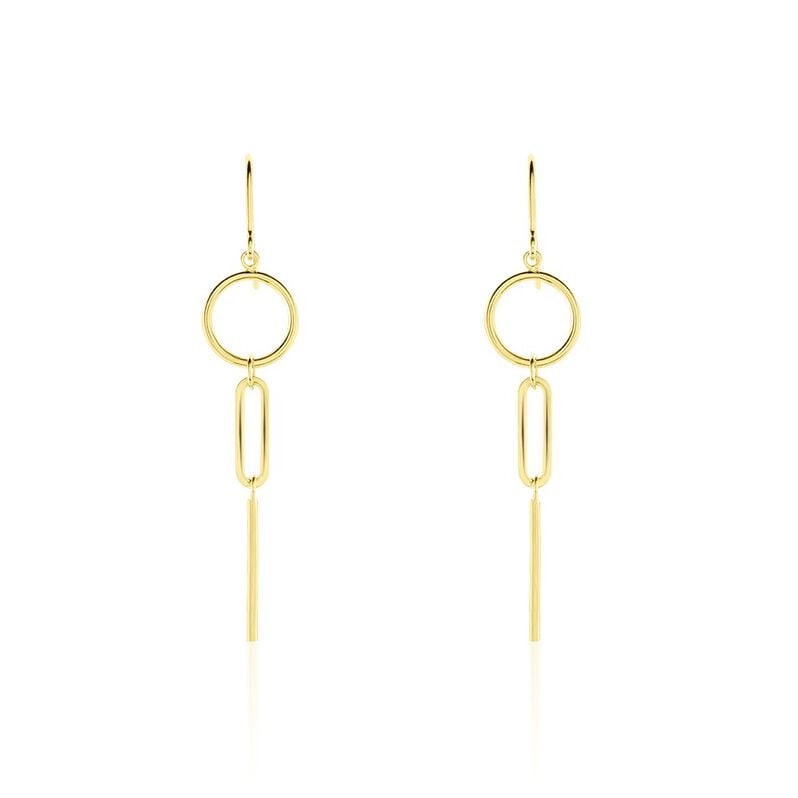 ROXY Damen Ohrringe Lang Gold 375 (9 Karat) - Ohrringe Damen | OROVIVO