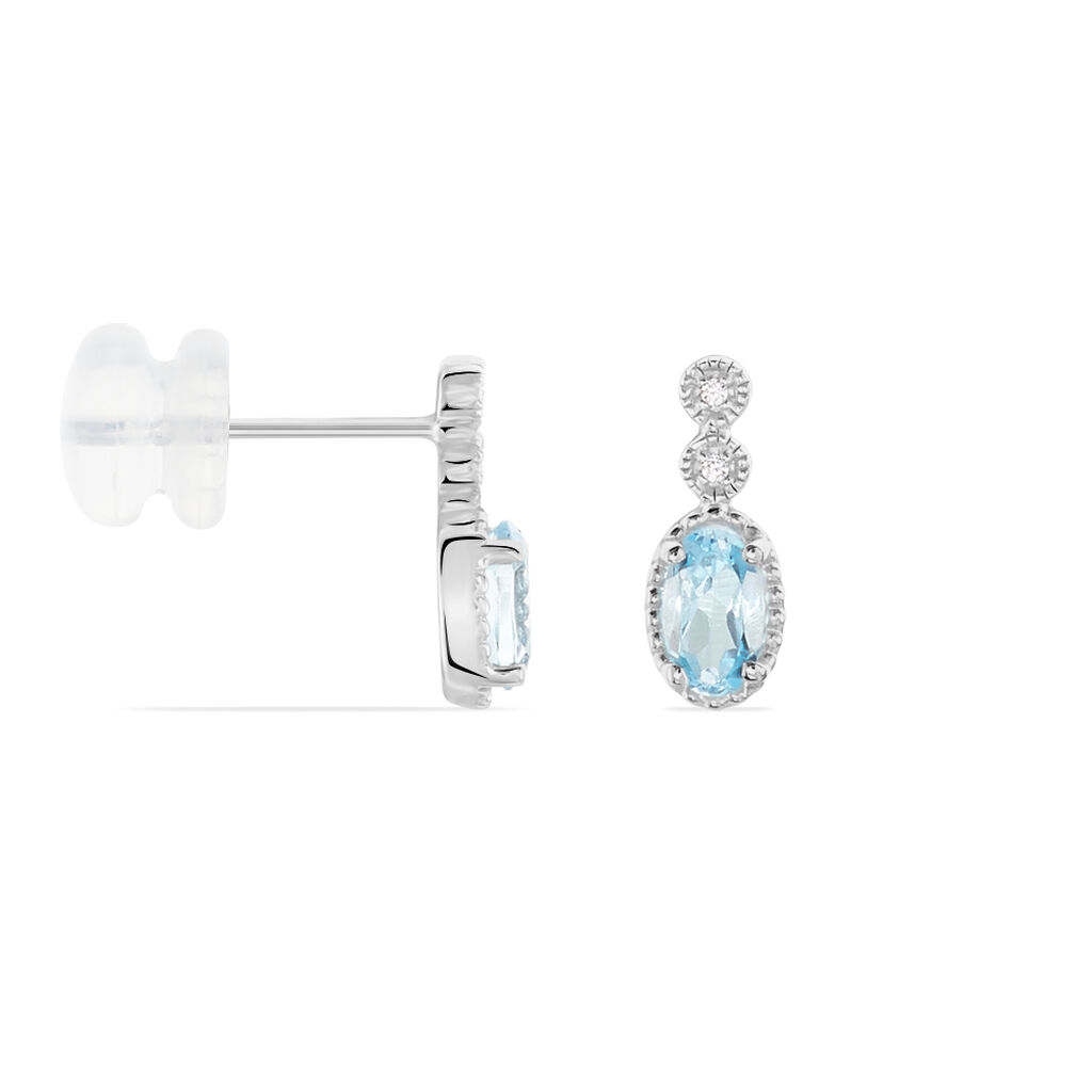 Boucles D'oreilles Or Weiss Cyprille - Spannringe Damen | OROVIVO