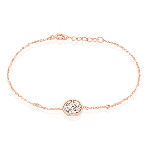 Damenarmband Silber 925 Rosé Vergoldet Zirkonia - Armbänder mit Anhänger Damen | OROVIVO