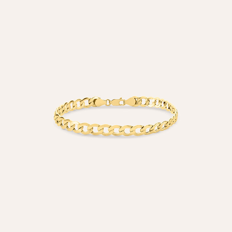 Bracciale Catena Oro Uomo Oro Giallo - Spannringe Herren | OROVIVO