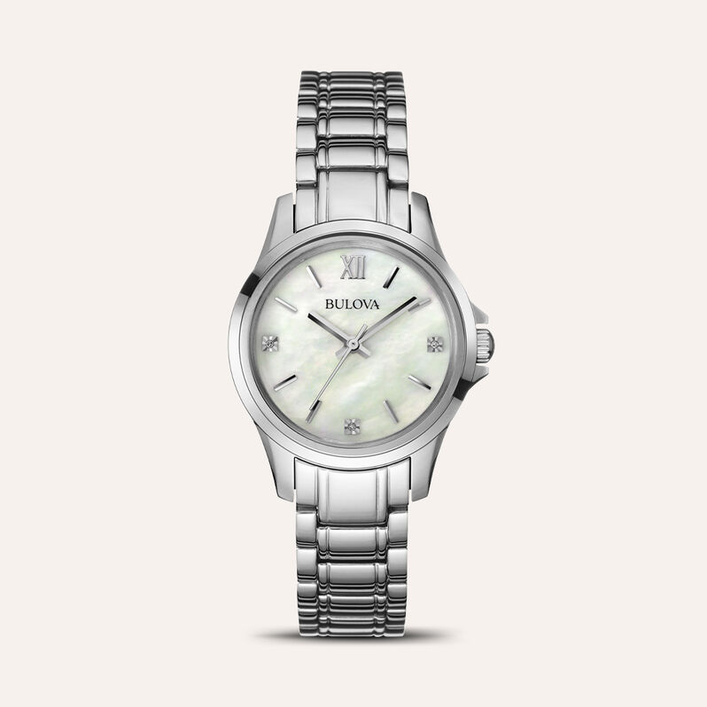 Orologio Al Quarzo Bulova Classic Diamonds 96p152 - Spannringe Damen | OROVIVO