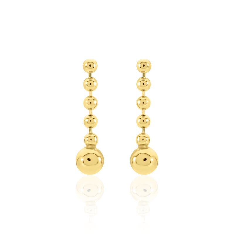 LOTTA Damen Ohrringe Lang Silber vergoldet 925 - Ohrringe Damen | OROVIVO