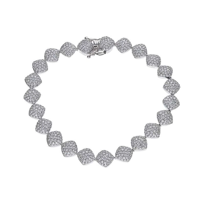 Bracciale Tennis Silver Shine Argento Rodiato Cubic Zirconia - Spannringe Damen | OROVIVO