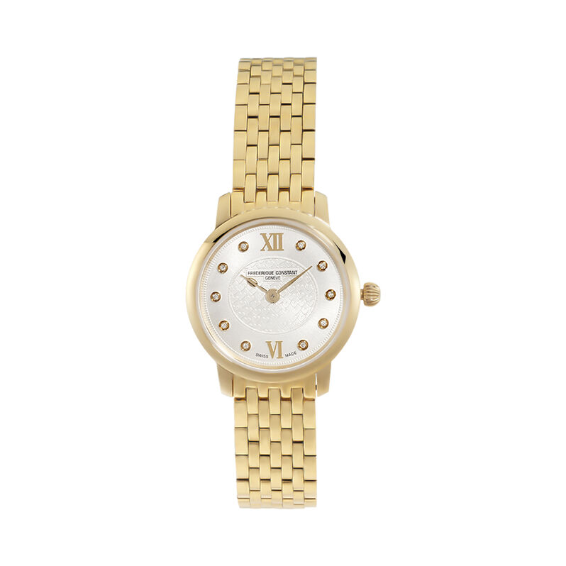 Montre Frederique Constant Slimline Mini Blanc - Spannringe Damen | OROVIVO