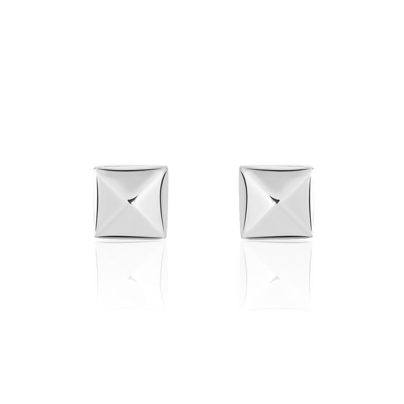 Damen Ohrstecker Silber 925 Pyramid - Ohrstecker Damen | OROVIVO