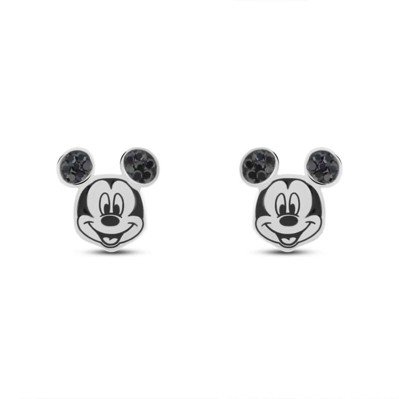 Orecchini Lobo Mickey Mouse & Friends Acciaio Cristallo - Spannringe Damen | OROVIVO