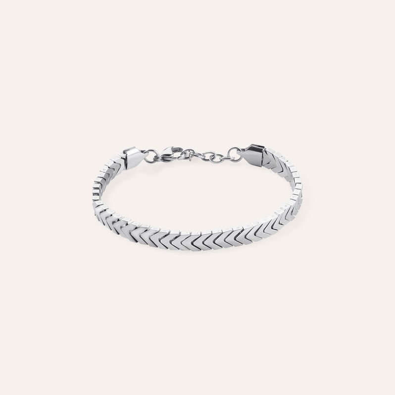 Bracciale Catena Man Code Acciaio - Spannringe Herren | OROVIVO