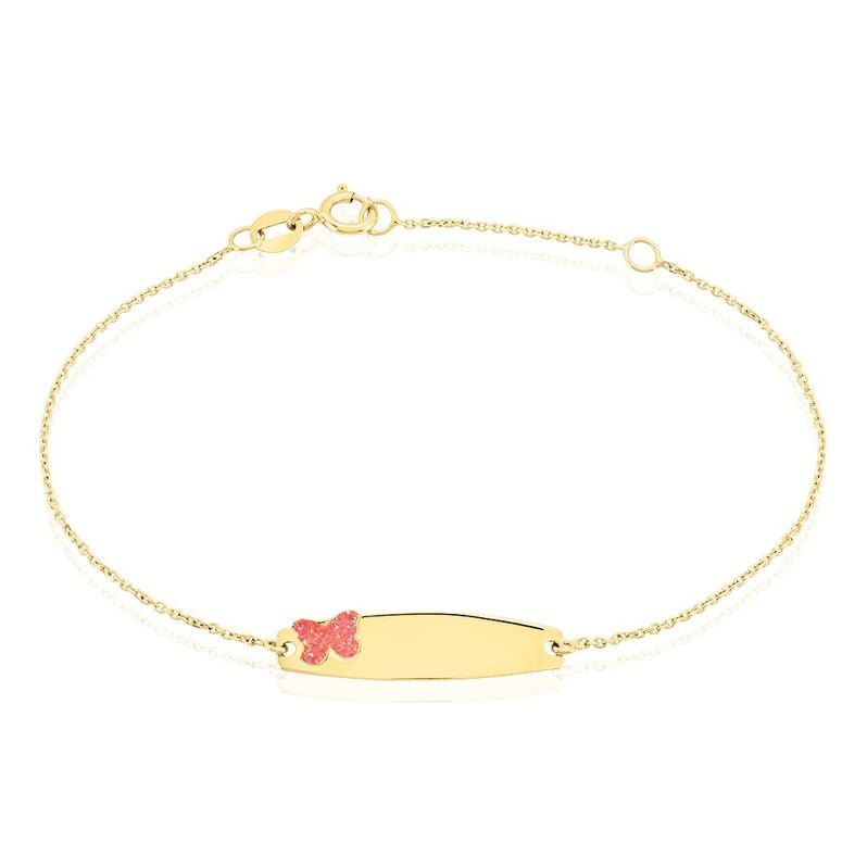 Bracelet Identitée Biddy Or Jaune - Spannringe Kinder | OROVIVO