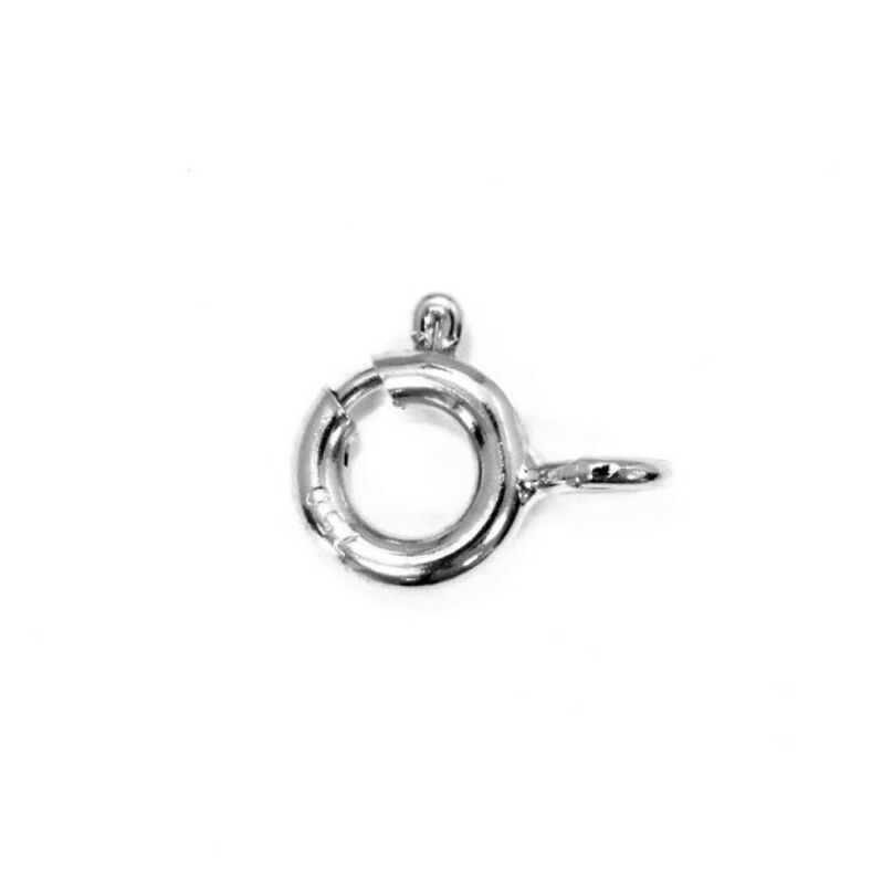 Anello a molla in oro bianco - Spannringe Unisex | OROVIVO