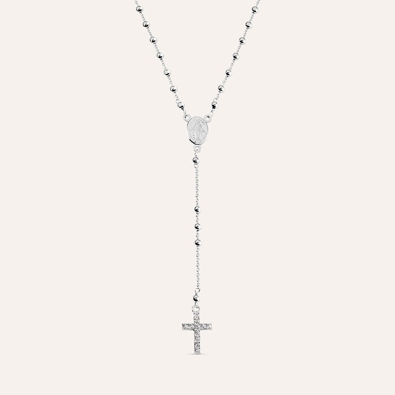 Collana Rosario Silver Soul Argento Rodiato Cubic Zirconia - Spannringe Damen | OROVIVO