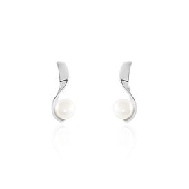Damen Ohrstecker Lang Silber 925 Zuchtperle - Ohrstecker Damen | OROVIVO