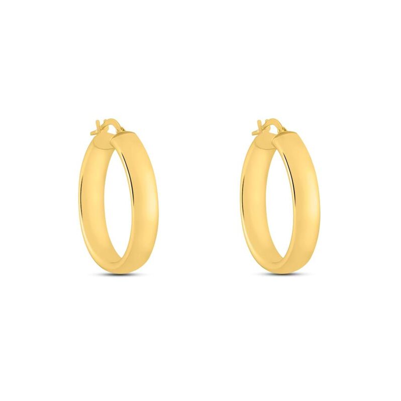 Orecchini A Cerchio Toujours Oro Giallo - Spannringe Damen | OROVIVO
