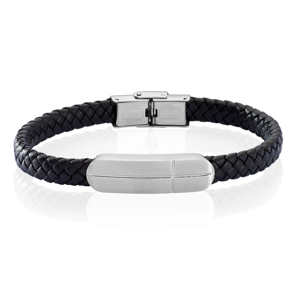 Herren Armband Edelstahl Geometrisch Michael 2,1cm, Armband ohne Stein