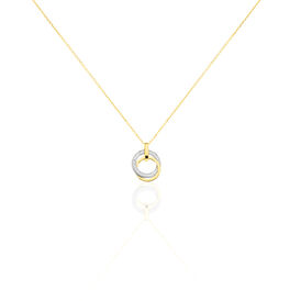 Damen Halskette Gold 375 Bicolor Zirkonia - Ketten mit Anhänger Damen | OROVIVO