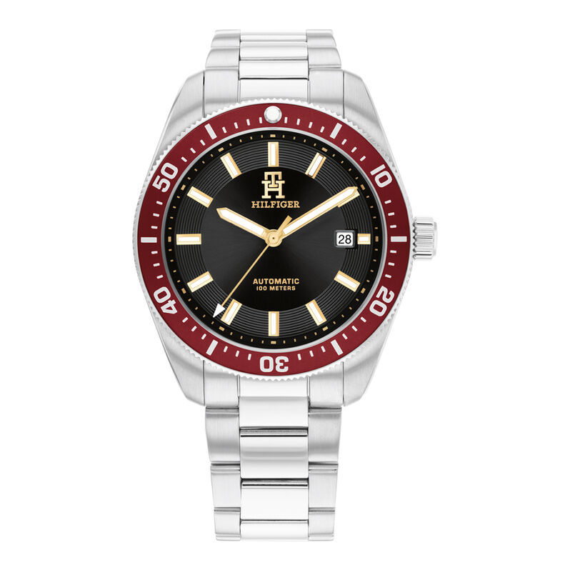 Montre Tommy Hilfiger Th 85 Auto Noir - Spannringe Herren | OROVIVO