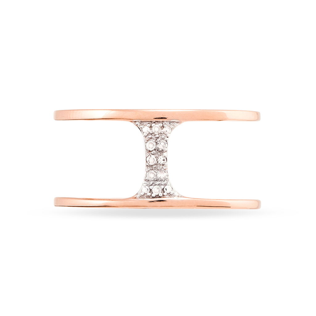 Bague Brasilia Or Rose Diamant - Spannringe Damen | OROVIVO