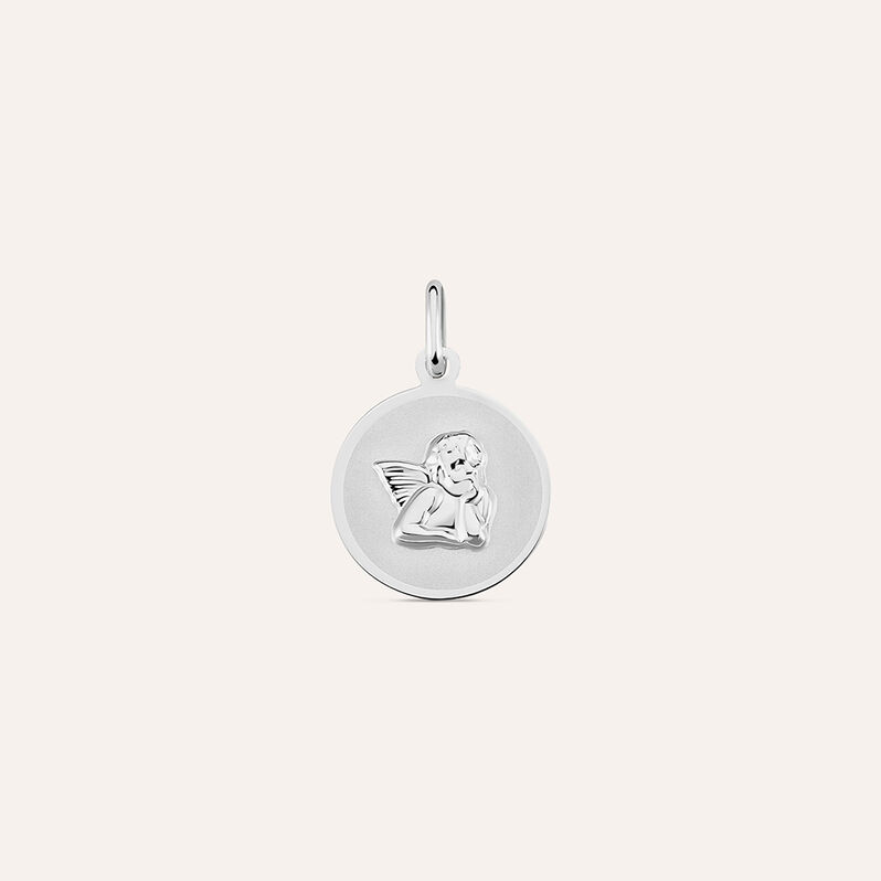 Pendente Holy Oro Bianco - Spannringe Unisex | OROVIVO