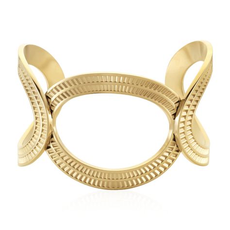 Damen Armreif Edelstahl Gold Veneta - Armreifen Damen | OROVIVO