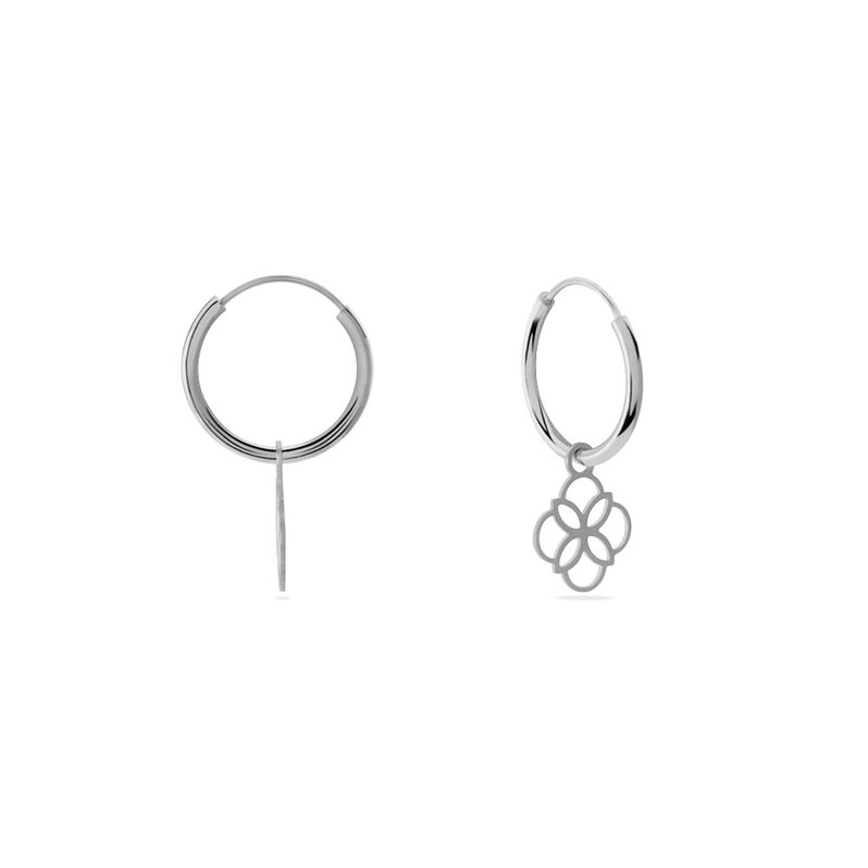 Creoles Argent Weiss  Letizia - Spannringe Damen | OROVIVO