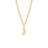 ALPHABET Unisex Anh&auml;nger Gold 375 (9 Karat) Buchstabe J