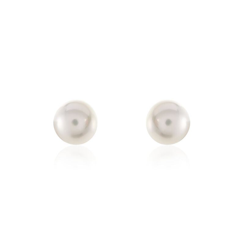 Damen Perlenohrringe Gold 585 Zuchtperle 8-9mm Grace - Ohrstecker Damen | OROVIVO
