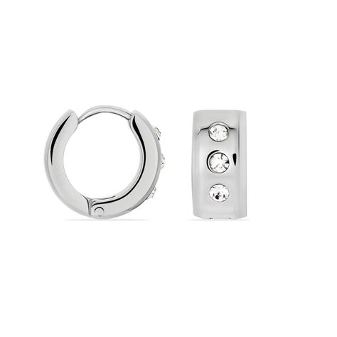 Damen Creolen Edelstahl Zirkonia - Creolen Damen | OROVIVO