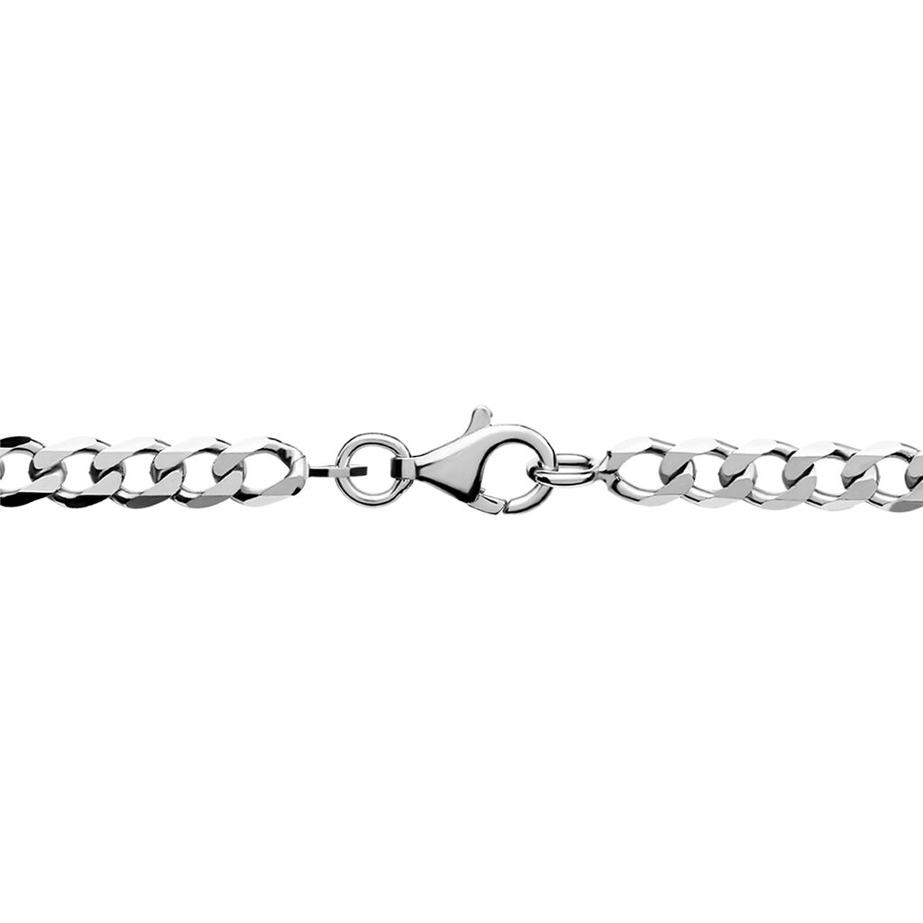 Unisex Kette Silber 925 Panzer S 4,80mm  - Halsketten Unisex | OROVIVO