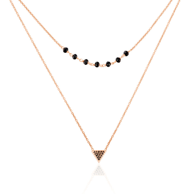 Collier Argent Dore Rose Andreana - Spannringe Damen | OROVIVO