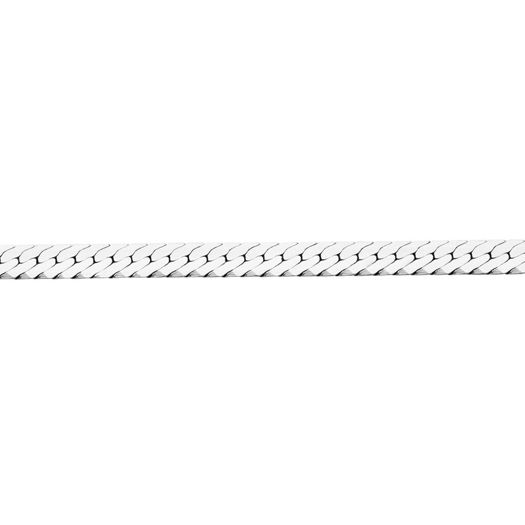 LEILA Damen Collier Silber Silber 925 B 0,5 mm