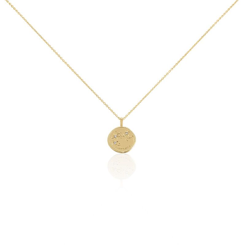 Collier Iago Plaque Or Oxydes De Zirconium - Spannringe Damen | OROVIVO