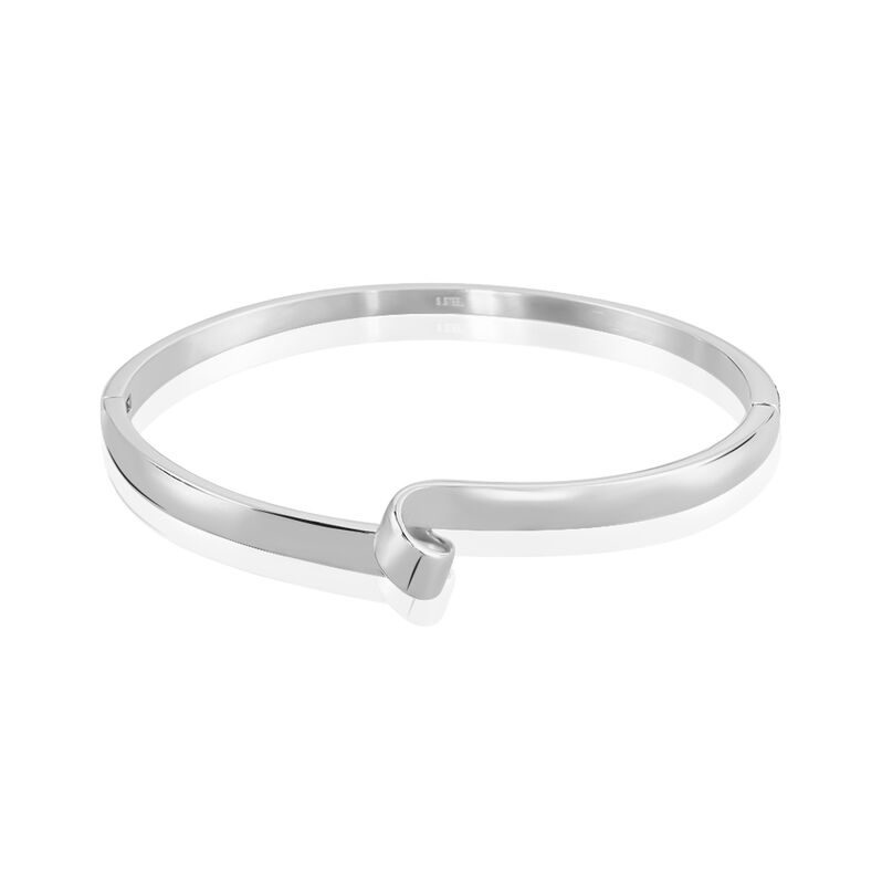 Damen Armreif Edelstahl Welle - Armreifen Damen | OROVIVO