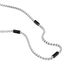Herren Kette Edelstahl Bicolor Zylinder