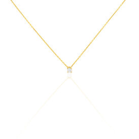 Damen Halskette Gold 375 Diamant 0,064ct - Ketten mit Anhänger Damen | OROVIVO