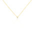 Damen Halskette Gold 375 Diamant 0,064ct