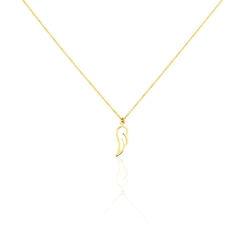 Thumbnail - Halskette Gold 375 Flügel, Collier ohne Stein