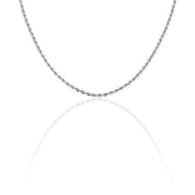 Damen Kordelkette Silber 925 45cm - Ketten ohne Anhänger Damen | OROVIVO