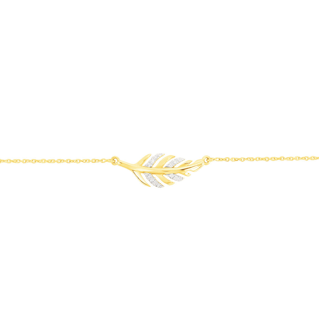 Bracelet Praia Or Jaune Diamant - Spannringe Damen | OROVIVO