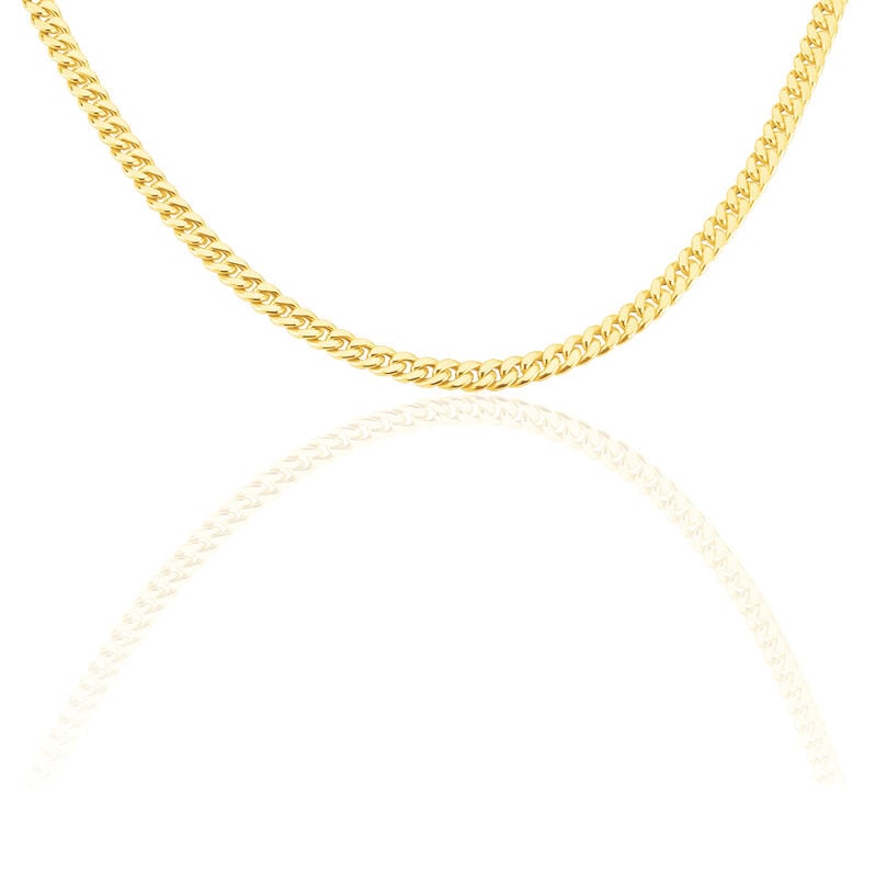 Damen Panzerkette Flach Gold 585  - Halsketten Damen | OROVIVO