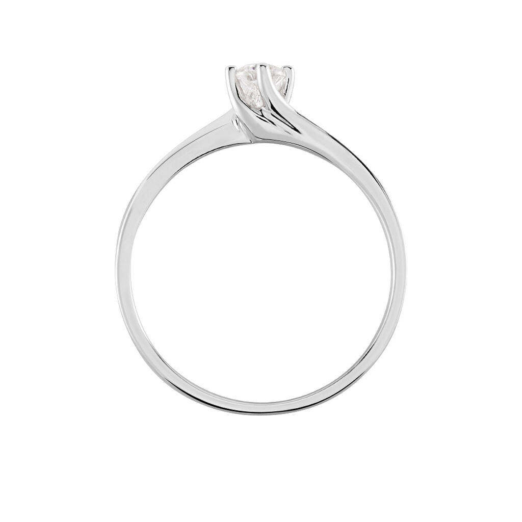 Damen Ring Weißgold 750 Diamant 0,16ct Firmamenti  - Verlobungsringe Damen | OROVIVO