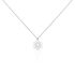 MIELINA Damen Collier Silber Silber 925 Blume