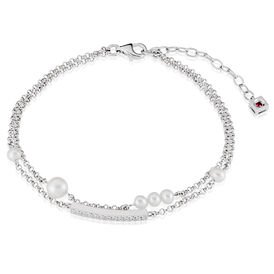 Damenarmband Erbskette Silber 925 Zuchtperle - Armbänder Damen | OROVIVO