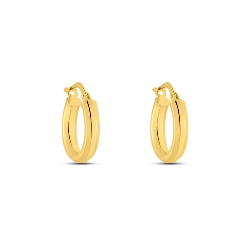 Orecchini A Cerchio Toujours Oro Giallo - Spannringe Damen | OROVIVO
